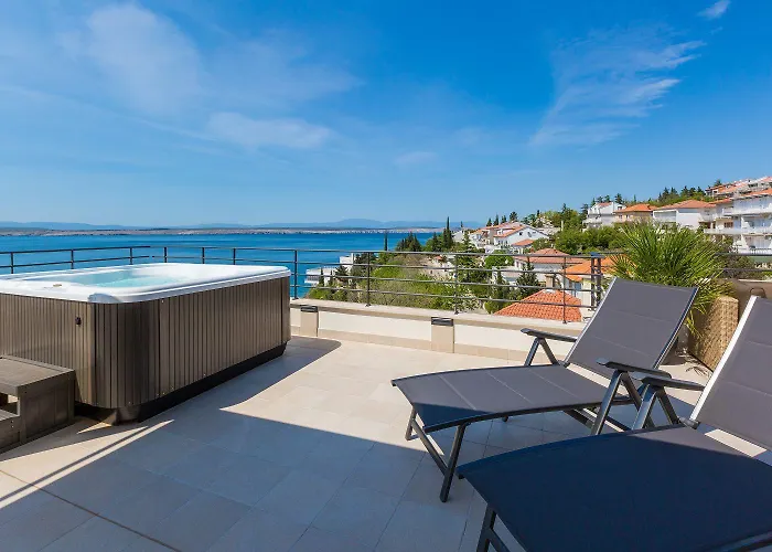 דירה Exquisites Nur 100 Meter Zum Mit Sauna, Whirlpool, Meerblick